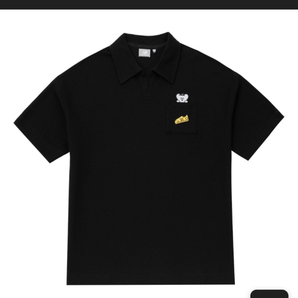 New with tags New Balance x SEIJI ANDY Polo Tee 'Black' S